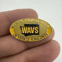 WAV Washington Association of Vehicle Subagents Pin - Licensing