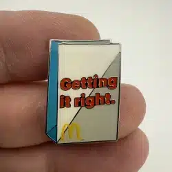 McDonald's Getting It Right Pin - To Go Bag