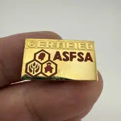 Certified ASFSA Lapel Hat Pin