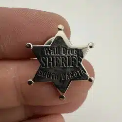Wall Drug South Dakota Sheriff Badge Pin
