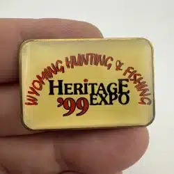 1999 Wyoming Fishing & Hunting Heritage Expo Lapel Hat Pin
