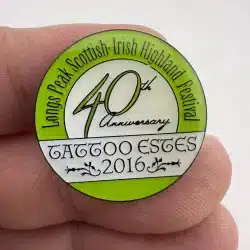 2016 Longs Peak Scottish-Irish Highland Festival 40th Anniversary Pin