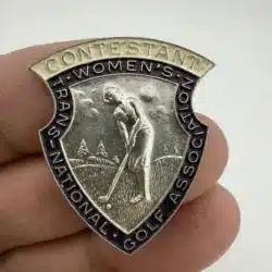 Vintage WOMEN'S TRANS NATIONAL GOLF ASSOCIATION Contestant Pin Brooch