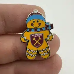 West Ham United FC Gingerbread Man Pin