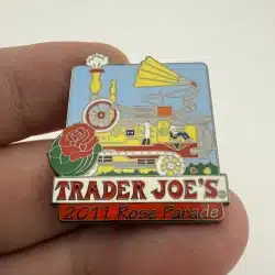 Alternative view of 2011 Trader Joe's Rose Parade Pin - Train