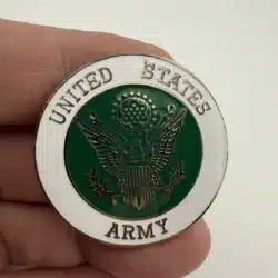 United States Army Lapel Hat Pin - Dual Clasp - 1.5"