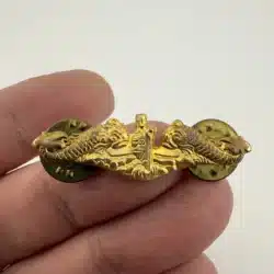 United States Navy Submarine Warfare Insignia Badge - NS Meyer 9M - 1/20 10K GF