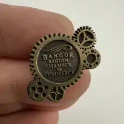 Bangor Region Chamber of Commerce Pin - Steampunk Theme - Maine