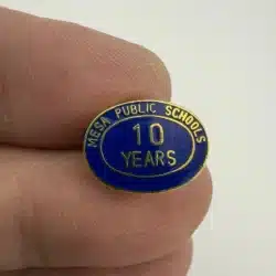Mesa Public Schools 10 Year Employee Service Award Lapel Hat Pin - Arizona