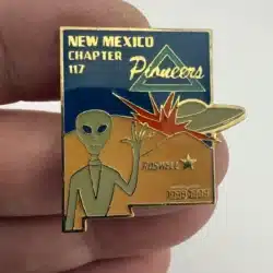 Telephone Pioneers of America New Mexico Chapter 117 Pin - Roswell + Aliens
