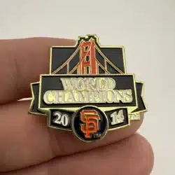 Alternative view of 2014 San Francisco Giants World Champions Pin With Golden Gate Bridge