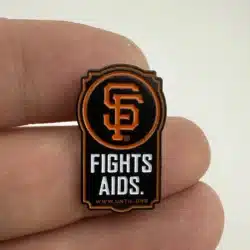 San Francisco Giants Fights Aids Lapel Hat Pin - Until ORG