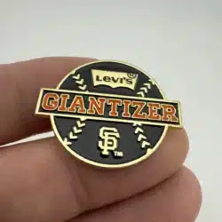 Alternative view of San Francisco Giants x Levi's Giantizer Lapel Hat Pin