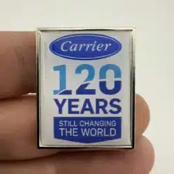 Carrier 120 Years Still Changing the World Pin - HVAC Company