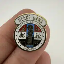 Deane Dana County Of Los Angeles California Lapel Hat Pin
