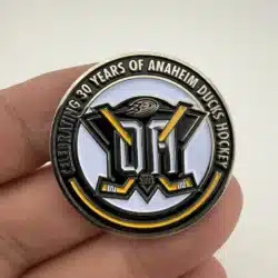 NHL Anaheim Ducks OA Orange Alliance 30th Anniversary Pin - Promotional Item