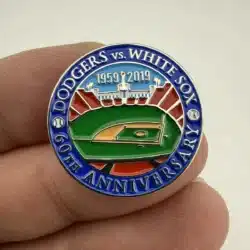 1959-2019 Dodgers vs. White Sox 60th Anniversary Pin - Dodger Stadium