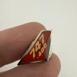 Boeing 747-400 Tail Wing Lapel Hat Pin