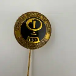1982 World Series of Golf Ambassador Push Pin - Firestone Country Club Akron OH