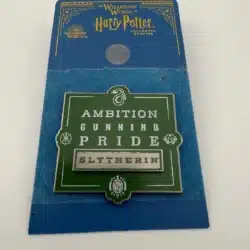 Universal Studios Wizarding World of Harry Potter Slytherin Motto Pin s22