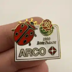 1990 Rose Parade x ARCO Gas Brand Ladybug Pin