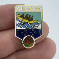 1991 Rose Parade x ARCO Gas Brand River Rafting Pin