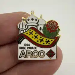1994 Rose Parade x ARCO Gas Brand Flying Carpet and Domed Buildings Pin