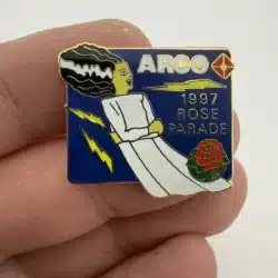 1997 Rose Parade x ARCO Gas Brand Lightning Bolt Woman Pin