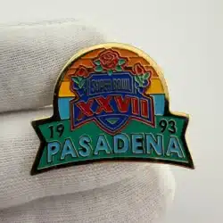 1993 Super Bowl XXVII Pasadena Lapel Hat Pin