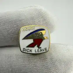 Vintage USPS U.S. Postal Service 750 Hour Sick Leave Award Pin