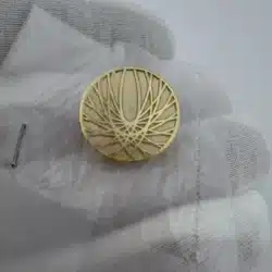 Boeing Forward Fuselage Spirograph Pin - Gold Tone