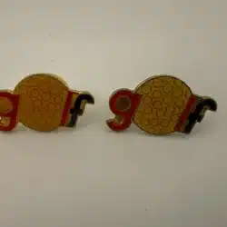 Set of 2 Vintage Golf Lapel Hat Pins