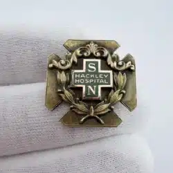 Alternative view of 1948 Hackley Hospital School Of Nursing Pin Brooch - 1/10 10K GF - Muskegon, MI