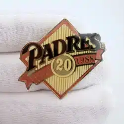 San Diego Padres 1969-1988 20th Anniversary Pin by Peter David
