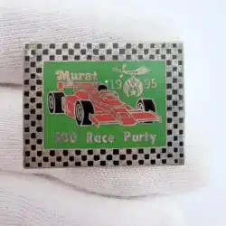 Vintage 1995 Murat Shriners 500 Race Party Pin with Indy Car