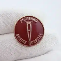 Shriners Portland Shrine Hospital Pin - With Crutch