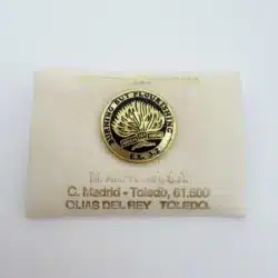 Burning But Flourishing Exodus 3.2 Pin - 24K Damascene Gold Inlay