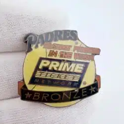 San Diego Padres x Prime Ticket Network Fastest Pitcher In The West Bronze Pin