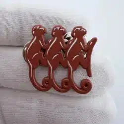 Monkey Shoulder Whisky Logo Pin - Dual Clasp - Promotional Item