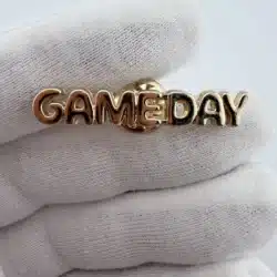 Gameday Text Lapel Hat Pin - Football
