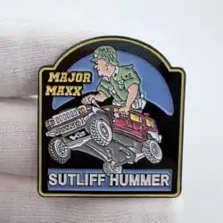 Sutliff Hummer H2 Major Maxx Pin - Pennsylvania - Dual Clasp