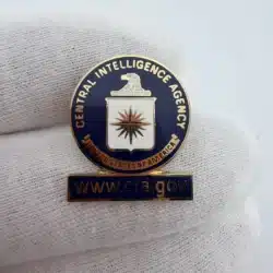 CIA Central Intelligence Agency Emblem United States Of America Pin - with URL