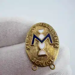 Maimonides Medical Center Service Pin Brooch - Brooklyn New York