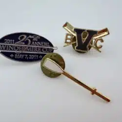 Windermere Cup Rowing Pin Set - 25th Anniversary + UW Varsity Boat Club + Oar