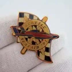 1991 Seattle Seafair Hydroplane Lapel Hat Pin