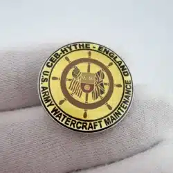 U.S. Army Watercraft Maintenance CEB-HYTHE England Lapel Hat Pin