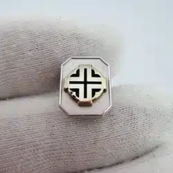Religious Cross Tie Tack Pin - 1/10 10K GF cTo