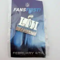 Fans First! Super Bowl LII 52 Teammate Pin