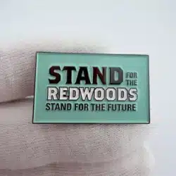 Stand For The Redwoods Stand For The Future Lapel Hat Pin