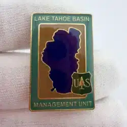 USFS Lake Tahoe Basin Management Lapel Hat Pin